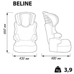 Nania a-s beline 1/2/3 (9-36kg) access bordeau ( A057995 ) - Img 2