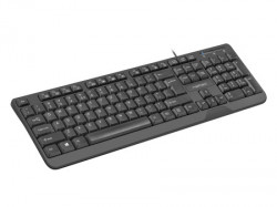 Natec Trout slim multimedia keyboard US, USB, black ( NKL-0967 )  - Img 4