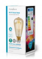 Nedis Nedis Wi-Fi Smart LED Filament Bulb E27 ST64 5W 500 lm ( 034202 )