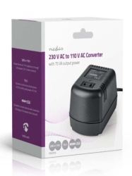 Nedis POCO101 Konvertor snage, 230V AC 50Hz, 65W, Euro, Black Omogucava upotrebu opreme iz SAD u Evropi
