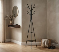 Norvel Barrow  Čiviluk sa MDF Panelom i Metalnom Konstrukcijom 180 cm ( NOR-1021 )-2