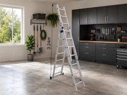 Norvel sklopive aluminijumske merdevine 3x6 stepenika do 3.24m ( KLK-LD-04 )