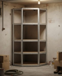 Norvel Ugaona Metalna Polica 183x70x30 cm nosivost 5x175 kg ( KLK-HJ-22 )