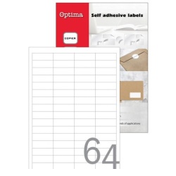 Optima etikete a4 48,5x16,9/64kom ( 32078 )