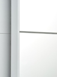 Ormar 150x200 sa ogledalom bela -3