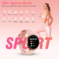 Oukitel BT60 pink Smart Watch ženski 230mAh/Heart rate/SpO2/Blood Pressure/Voice-Assist/Acceler 160495-5