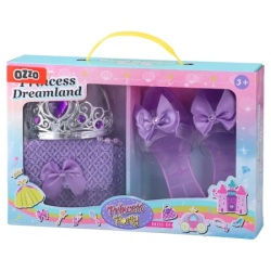 Ozzo princess dreamland set za ulepšavanje papuče torbica kruna ljubičasta ( 885291 )