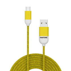Pantone micro USB kabl u žutoj boji ( PT-MC001-5Y ) - Img 1