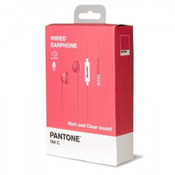 Pantone žičane slušalice u pink boji ( PT-WDE001P ) - Img 3