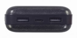 PB20-02 Gembird Power bank 20000mAh 2xUSB, LED - Img 3