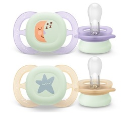Philips Avent varalica starter nocna 0-2m (2kom) - moon/star ( SCF075/17 )