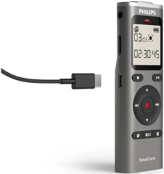 Philips dvt1170 mono,8gb,LCD 2x aaa,siva,usp c,USB 2.0 diktafon
