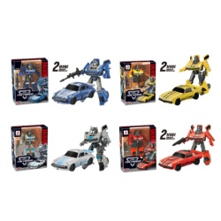 Plastična igračka robot na rasklapanje - autić h9023 ( 75090 )