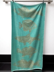 Plažni peškir "Fish" – 90x174 cm, 100% pamuk B9 ( VLK000680-"fish"b9 )