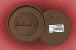 Poklopac štucne fi 118mm braon plastificirana-hv lim ( 8311 )
