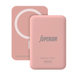 Power bank magsafe superior 15w 10000 mah roze ( BAT2682 )