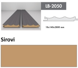 Profil Zidni MDF LB-2050 za farbanje (866/231) 2800x140x18mm ( 026-074 )