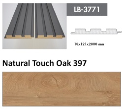Profil Zidni MDF LB-3771 Natural Touch Oak (397) 2800x121x18mm ( 026-041 )