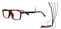Prontoleggo naočare za čitanje sa dioptrijom King crveno-crne, crne, plavo-crne, crno-plave - Img 4