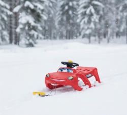 Prosperplast Cars sa volanom - Sanke Zigi-Zet Stering - Crvene ( ISZGS-1788C )