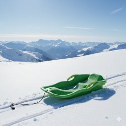 Prosperplast Sanke Race sledge - zelene ( ISRC-361C )