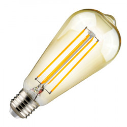 Prosto LED filament sijalica dimabilna toplo bela 8W ( LS-ST64FDA-WW-E27/8 ) - Img 1