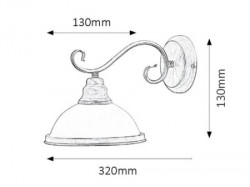 Rabalux Elisett zidna svetiljka ( 2751 ) - Img 3