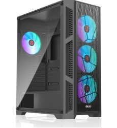 Raijintek arcadia iii midi tower/ atx/ m-atx/ mini-itx/ bez napajanja/ kaljeno staklo/ crna Kucište ( 53125 )