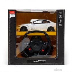 Rastar RC BMW M3 sa volanom 1:14 - crn, bel ( A017631 ) - Img 2