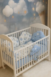 Ready Posteljina Oblačić 3 dela - Plava