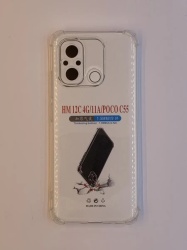 Redmi 12C transparent maska sa ojačanim ivicama ( 96201 )