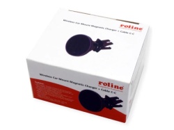 Roline Wireless Car Mount Charger Magnetic + USB cable C-C ( 6273 )