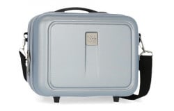 Roll road ABS beauty case sky blue - Img 1