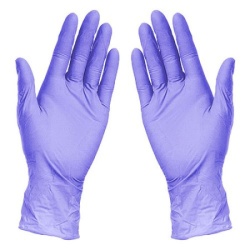 Safelab nitril rukavice za pregled M LILA a 100 ( 240021 )