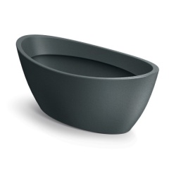 Saksija Aria Oval 40cm - granit grafit 107GR ( 20080 )