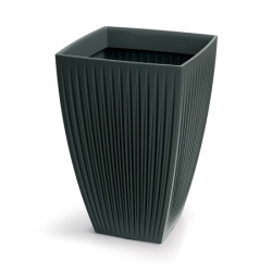 Saksija Latia kvadratna visoka 40cm - antracit kamen 466R ( 20102 )