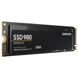 Samsung M.2 NVMe 250GB SSD 980, Read up to 2,900 MB/s , Write up to 1,300 MB/s (single-sided), 2280 ( MZ-V8V250BW )  - Img 1