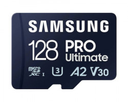 Samsung MicroSD 128GB, pro ultimate, SDXC, UHS-I U3 V30 A2, Read up to 200MB/s, Write up to 130 MB/s, w/SD adapter ( MB-MY128SA/WW )  - Img 2