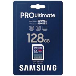 Samsung SD card 128GB, pro ultimate, SDXC, UHS-I U3 V30 ( MB-SY128S/WW ) - Img 2