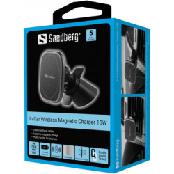 Sandberg magnetni držač sa bežičnim punjenjem 15W 441-47 - Img 3