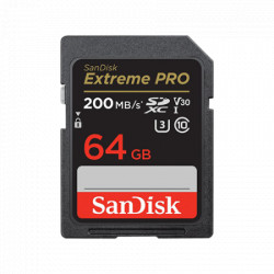 SanDisk SDHC 64GB extreme pro 200MB/s UHS-I cass10 U3 V30 - Img 2