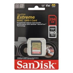 SanDisk SDXC 256GB extreme, 180MB/s UHS-I class10 U3 V30 - Img 2