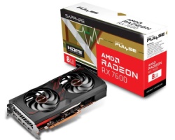 Sapphire AMD radeon RX 7600 XTX 8GB 128bit pulse RX 7600 gaming OC 8GB grafička kartica (11322-02-20G)