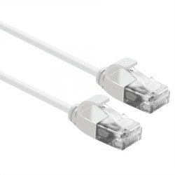 Secomp roline UTP bakar PatchCord SLIM Cat6A LSOH white 1.0m ( 2459 ) - Img 1