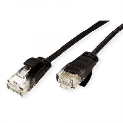 Secomp Roline UTP Data Center PatchCord Cat6A, Slim, LSOH, crni 0.3m ( 4989 ) - Img 2