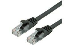 Secomp Value UTP PatchCord Cat6A/Cl.EA, crna 0.5m ( 6514 )