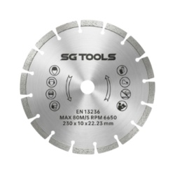 SG TOOLS SG50017 dijamantska ploča za sečenje betona 150mm, laserski varena ( SG50017 )