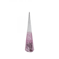 Shiny cone, jelka, svetlucava, roze, LED, 60cm ( 760018 ) - Img 2