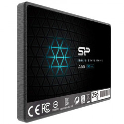 Silicon power 256GB 2.5" SATA SSD,A55 ,TLC, Read up to 560MB/s, Write up to 500MB/s ( SP256GBSS3A55S25 )  - Img 2