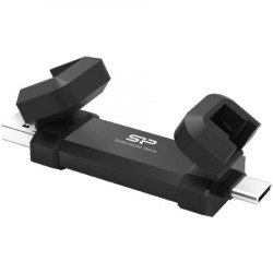 SiliconPower 250GB DS72 dual USB-C/USB 3.2 Gen 2, black ( SP250GBUC3S72V1K ) - Img 2